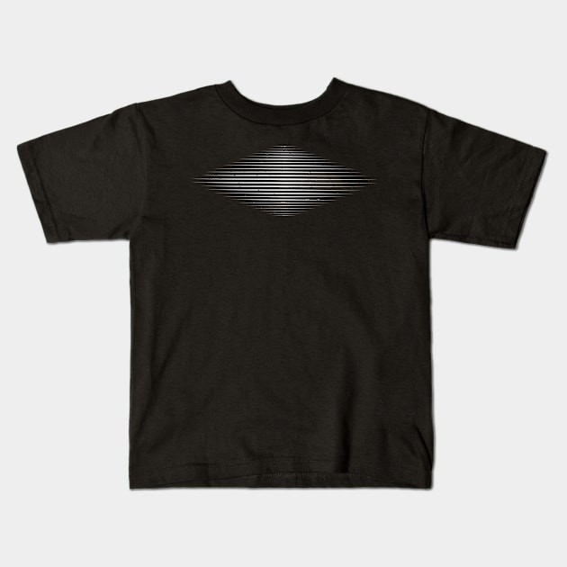 UFO Optic Illusion Kids T-Shirt by HBfunshirts